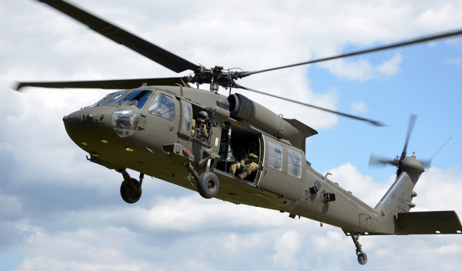 Black Hawk, cel mai răspândit elicopter multi-rol şi multi-misiune din lume / foto: Freepik