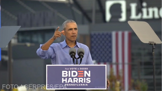 Barack Obama: Cu Joe Biden şi Kamala Harris, nu va trebui să vă faceţi griji