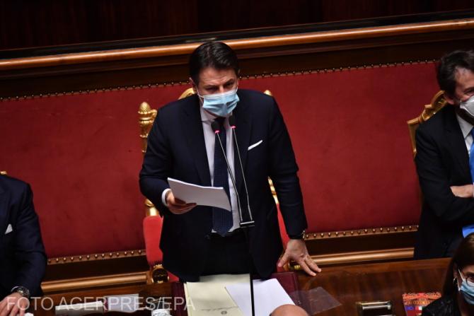 Giuseppe Conte, premierul Italiei, îşi va da demisia 
