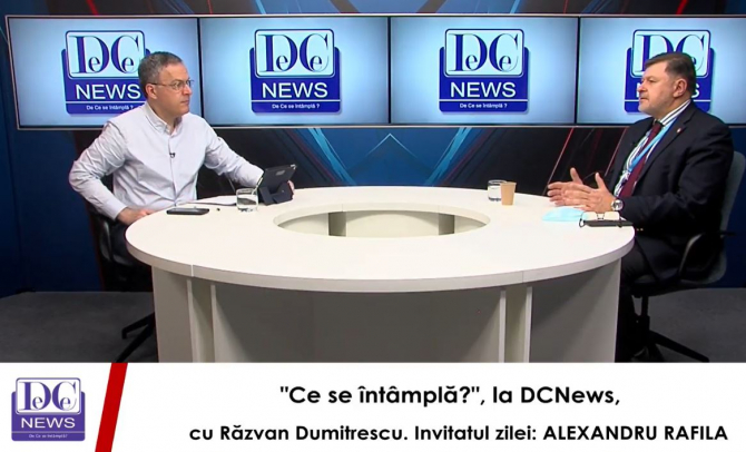 "Ce se întâmplă?", la DCNews, cu Răzvan Dumitrescu. Invitatul zilei: ALEXANDRU RAFILA