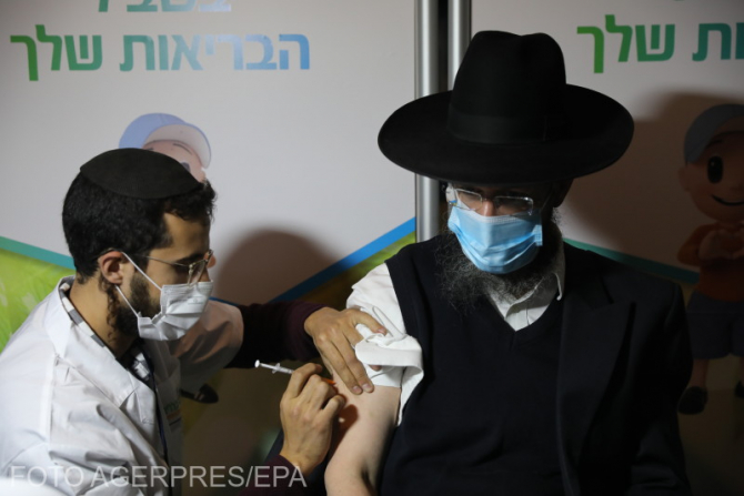 Continuă campania de vaccinare anti-Covid din Israel.
