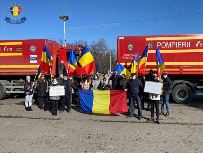 Ajutor umanitar în Republica Moldova. Vlad Bilețchi: România și-a reconfirmat statutul de frate  /  Sursă foto: Unirea ODIP Facebook