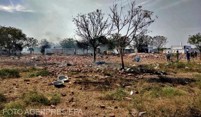 Cauzele incendiului de la fabrica de artificii din India sunt în curs de stabilire