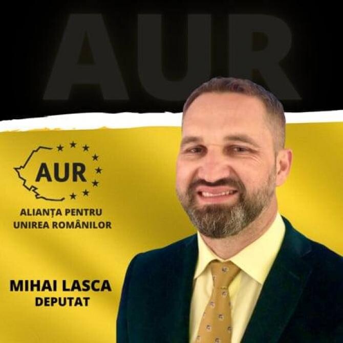 Mihai Lasca, deputatul dat afară din AUR: Nu am vrut să particip la interesele ascunse ale lui George Simion  /  Foto: Facebook Mihai Lasca
