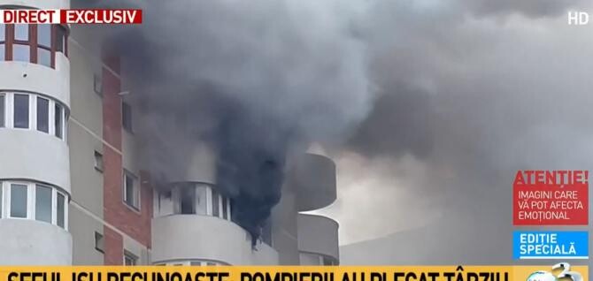 Incendiu Constanța / Captură Antena 3
