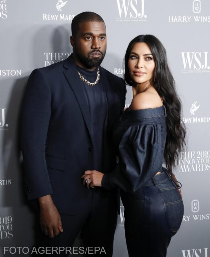 Kim și Kanye divorțează oficial, se anunțase în februarie