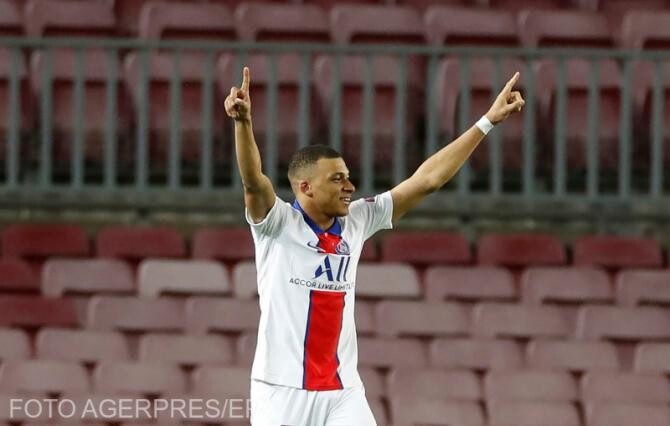 Mbappe, nou record în Ligue 1 după PSG - Monaco - video