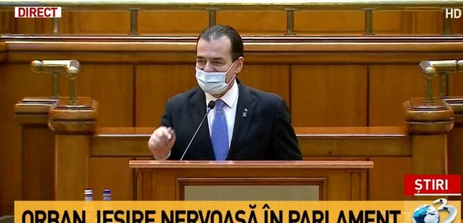 Eliminarea pensiilor speciale. Orban: S-ar putea să vă uimească. Îmi scot pălăria în fața tuturor parlamentarilor / Captură Antena 3