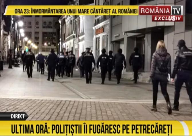Zeci de polițiști au descins la localurile din centrul Craiovei  / foto: captură RTV