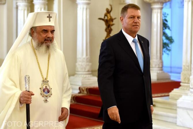 Iohannis se întâlnește cu Patriarhul Daniel la Reședința Patriarhală.