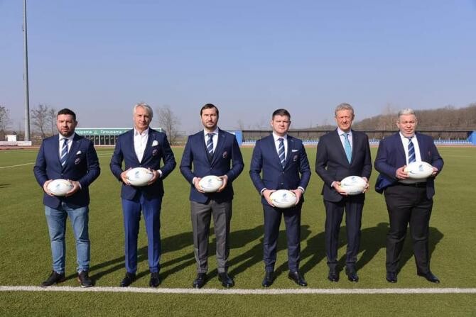 Noua echipă a Federației Române de Rugby  Foto: Facebook Eugen Teodorovici