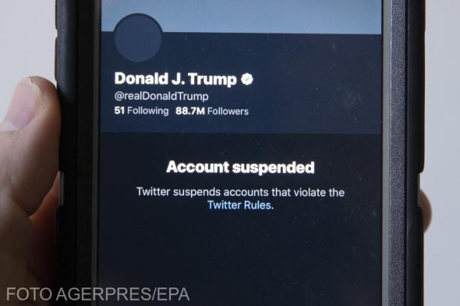 Twitter nu îi reactivează contul lui Donald Trump nici dacă va candida din nou