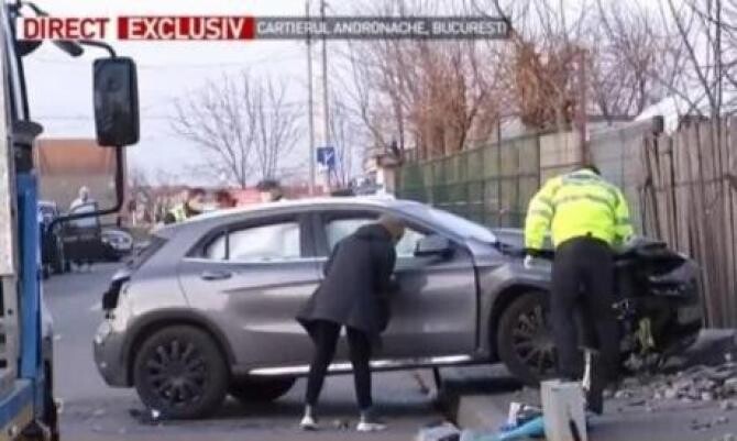 Captură video de la accidentul din cartierul Andronache. Arhivă Foto
