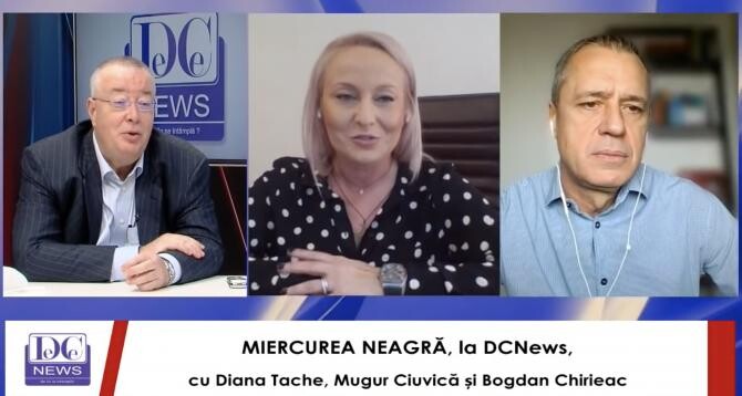 Miercurea Neagră, la DCNews și DCNewsTV, cu Chirieac, Ciuvică și Tache - 10 martie 2021