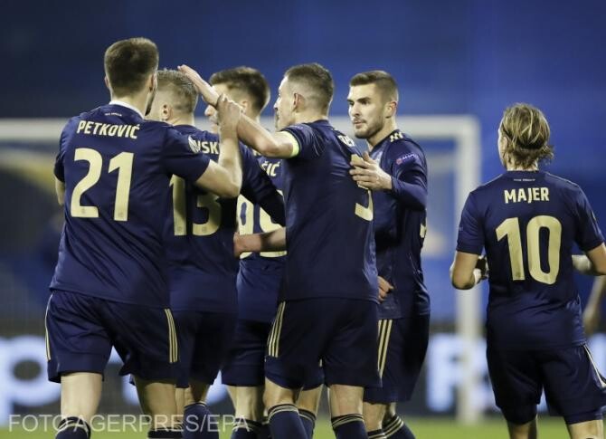 Dinamo Zagreb a învins Tottenham cu 3-0 și a accedat în sferturile Europa League