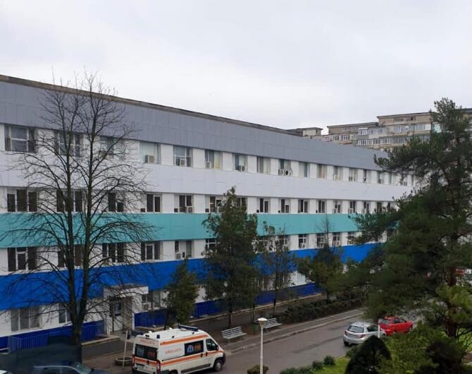 Noua fațadă a Policlinicii Spitalului Județean din Galați 
