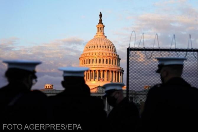 Poliţia Capitoliului, despre o ''posibilă intenţie a unei miliţii'' de a ataca joi sediul Congresului 