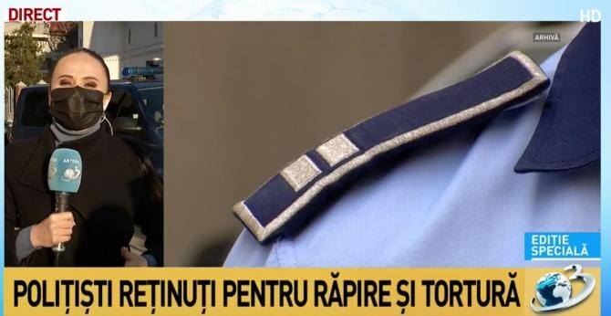 Polițiști, REȚINUȚI pentru răpire și tortură / Captură Antena 3