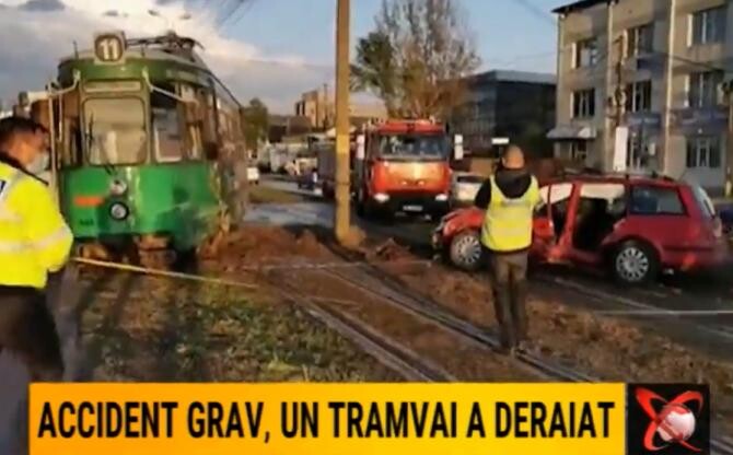 Accident în Iași / Captură Realitatea Plus