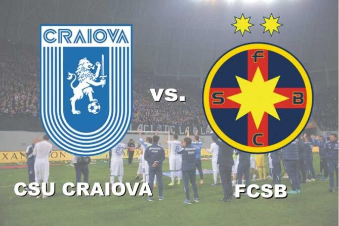 CS Universitatea Craiova - FCSB, rezultat final în Bănie. Oltenii reintră în lupta pentru titlu / Video