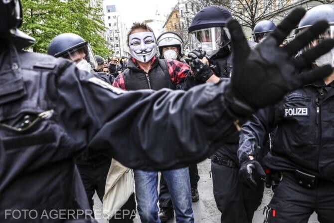 Germania Angelei Merkel se pregătește de proteste de amploare pe 1 mai. Peste 5.000 de polițiști vor fi mobilizați la Berlin