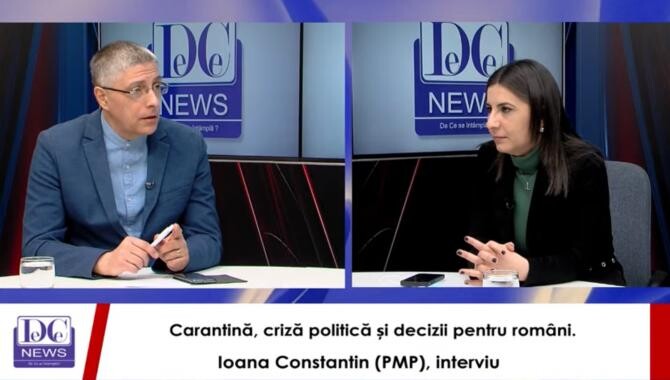 Ioana Constantin, la DCNewsTV