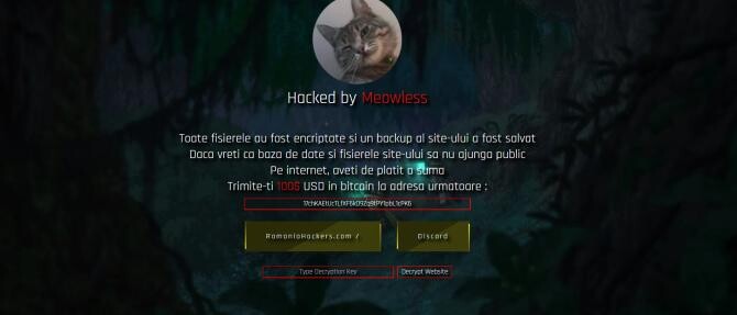 Site-ul CJ Cluj, spart de hackeri. Cer monede bitcoin în schimbul decriptării