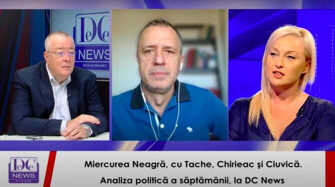 Chirieac, Ciuvică și Tache, la DCNewsTV
