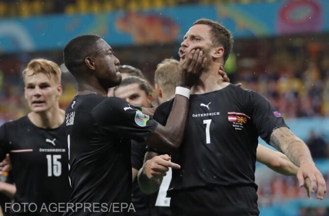 Marko Arnautovic, cercetat disciplinar de UEFA după gestul făcut la EURO 2020: Eu nu sunt rasist! / Foto Agerpres