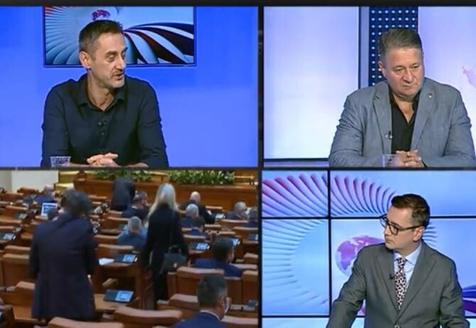 Mario De Mezzo și Antonio Andrușceac, ceartă în direct la TV / Foto: Captură video Realitatea Plus