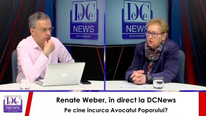 Renate Weber, la DCNewsTV