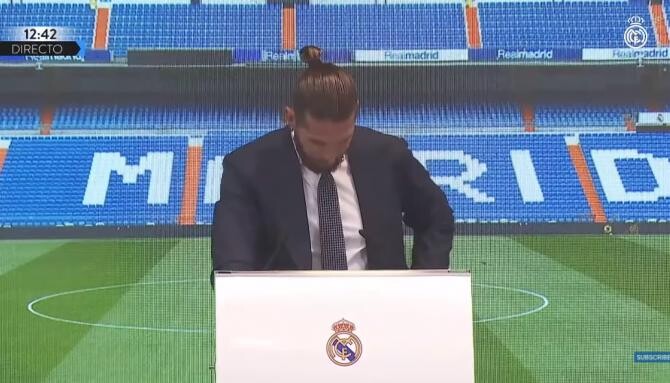 Sergio Ramos, în lacrimi la despărțirea de Real Madrid: Nu eşti niciodată pregătit să spui adio acestui club / Captură Video YouTube Real Madrid