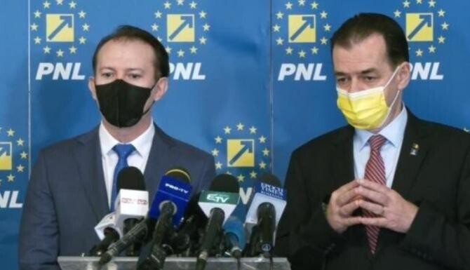 Cîțu și Orban / FOTO: Partidul Național Liberal