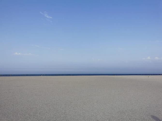 Plaja lărgită Mamaia foto turiști grup ”Am fost în vacanță”