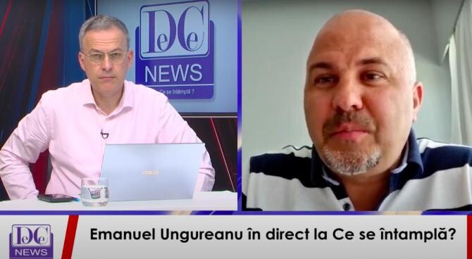 Emanuel Ungureanu, la 'Ce se întâmplă?' de la DC News TV