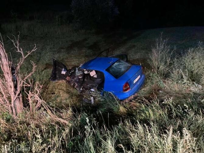Accident GRAV în apropiere de Tălmaciu. Unul dintre șoferi, băut și fără permis / Foto: ISU Sibiu