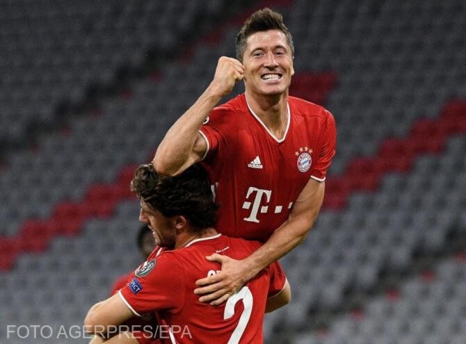Bayern Munchen, record după calificarea în sferturile Ligii Campionilor în fața RB Salzburg - Foto Agerpres
