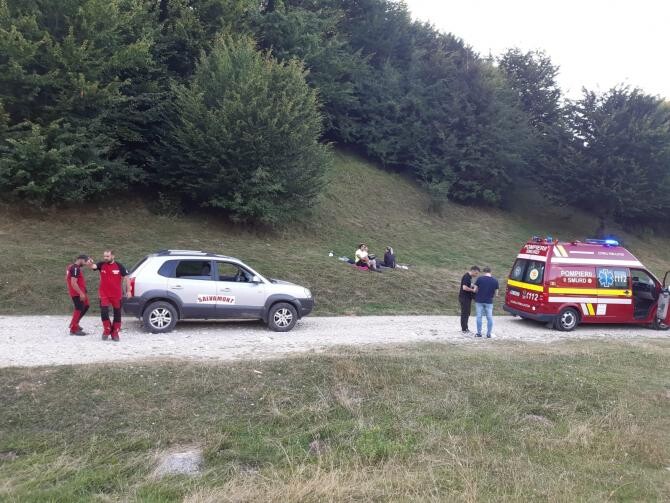 Incident grav la Tiroliana 7 Scări din masivul Piatra Mare / Foto: Facebook Salvamont Sălcele