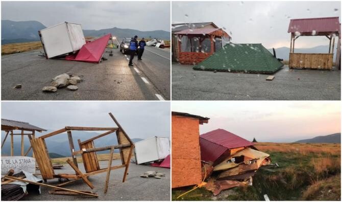 Furtunile au făcut din nou ravagii în România / Foto: Alba24.ro