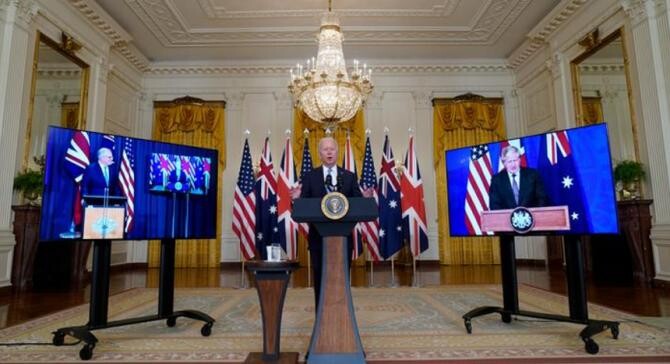 Joe Biden anunță semnarea pactului cu Marea Britanie și Australia