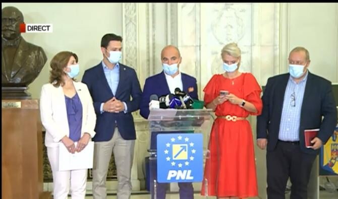 BPN al PNL, rezoluție pentru susținere lui Florin Cîțu / Foto: Captură video Realitatea Plus