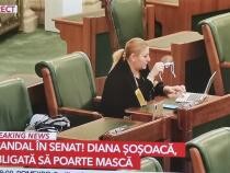 foto Antena 3/A fost chemată Poliția în Senat pentru Diana Șoșoacă