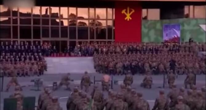 Scene incredibile din Coreea de Nord. Cei 200.000 de soldați ai lui Kim Jong-Un, gata să moară oricând pentru dictator / Foto: Captură video Realitatea Plus