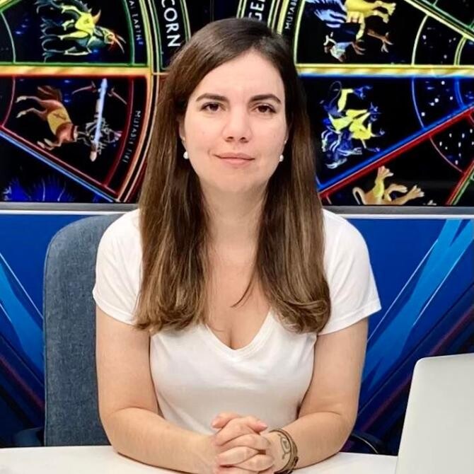 Astrologul Daniela Simulescu/Foto emisiune