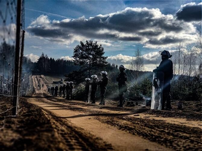 Criza migranților, sursă foto: Poliția Poloniei via DefenseRomania