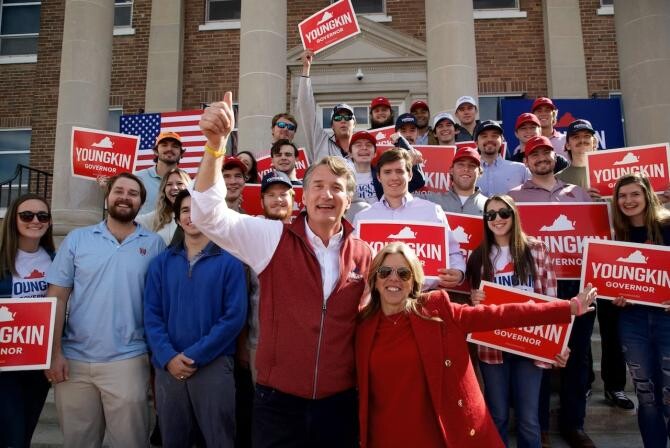 Republicanii au câștigat postul de guvernator în Virginia, un stat cu tendință democrată în ultimii ani 
  /   Sursă foto: Facebook Glenn Youngkin