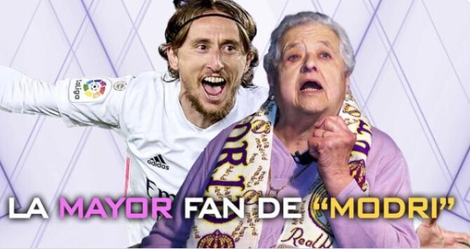Visul unei octogenare cu Luka Modric, viral pe TikTok, va deveni realitate: O minunăţie de băiat / Captură Video  CyLTV Noticias Twitter