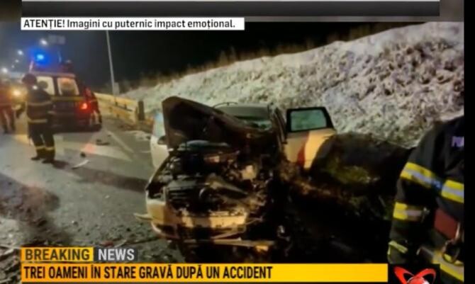 Accident Suceava / Foto: Captură video Realitatea Plus
