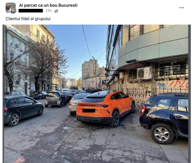 foto ”Ai parcat ca un bou București”