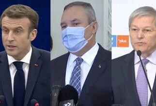 Macron - Ciucă - Cioloș/ colaj capturi video Youtube